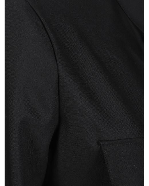 LES FILLES D'EVA Black Wool Pocket Dress