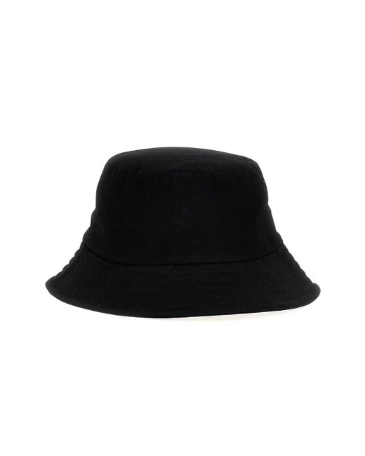 AMI Black Cotton Hat for men