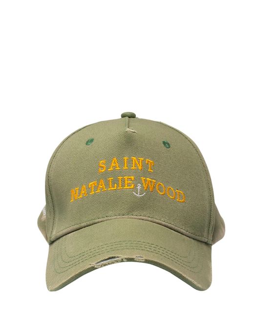 PALY Green Hat With Print for men