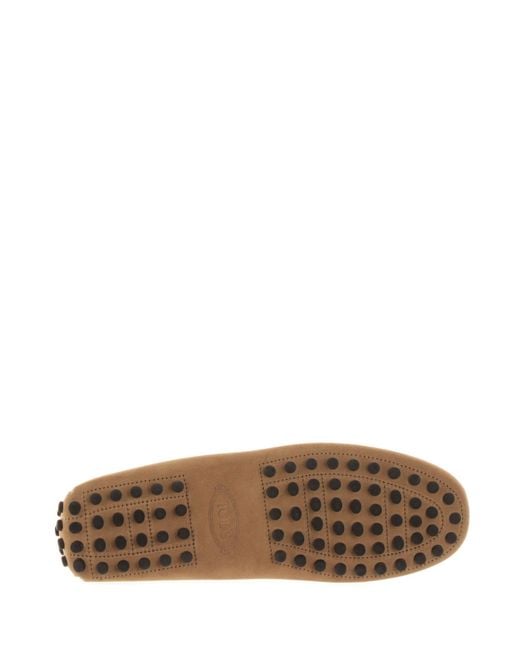 Tod's Brown Suede Moccasin for men