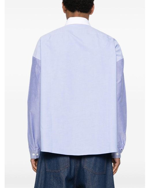 Marni Blue Cotton Shirt for men
