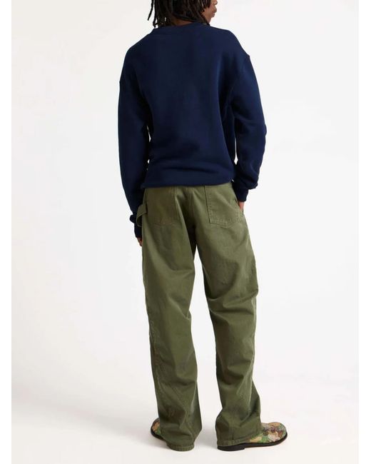 J.W. Anderson Blue Ribbon Anchor Sweatshirt for men