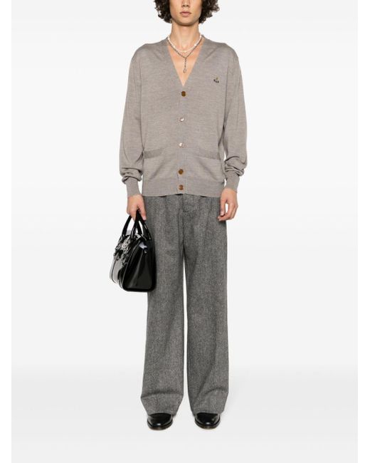 Vivienne Westwood Gray Humphrey Virgin-wool Blend Trousers for men