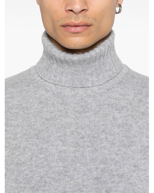 Doppiaa Gray Amintore High-Neck Sweater for men