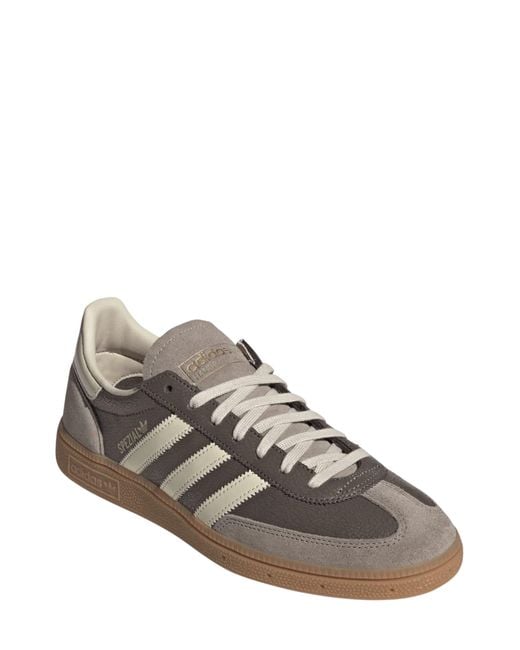 Adidas Brown 100% Leather Sneakers for men