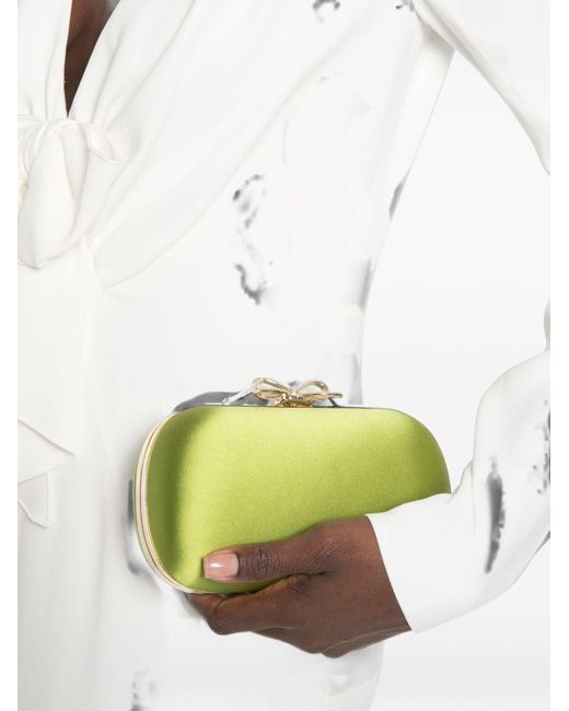 Clutch di Self-Portrait in Green