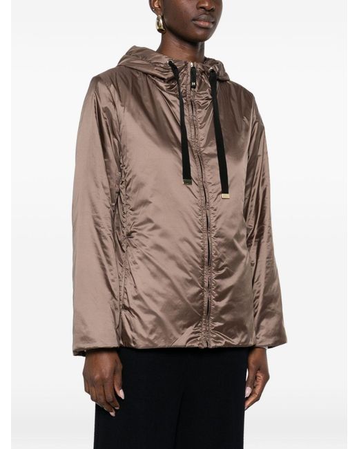 Max Mara Brown Padded Blouson Jacket