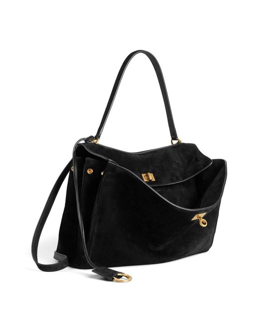 Balenciaga Black Rodeo Medium Leather Handbag