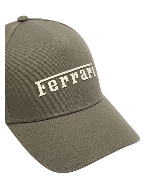 Ferrari Natural Cotton Hat for men