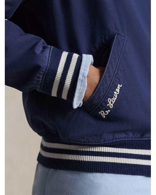 Ralph Lauren Blue Track Jacket for men