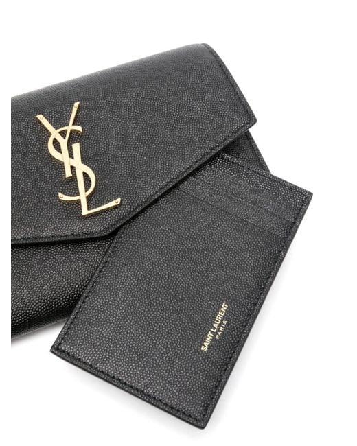 Saint Laurent Black Uptown Leather Mini Bag