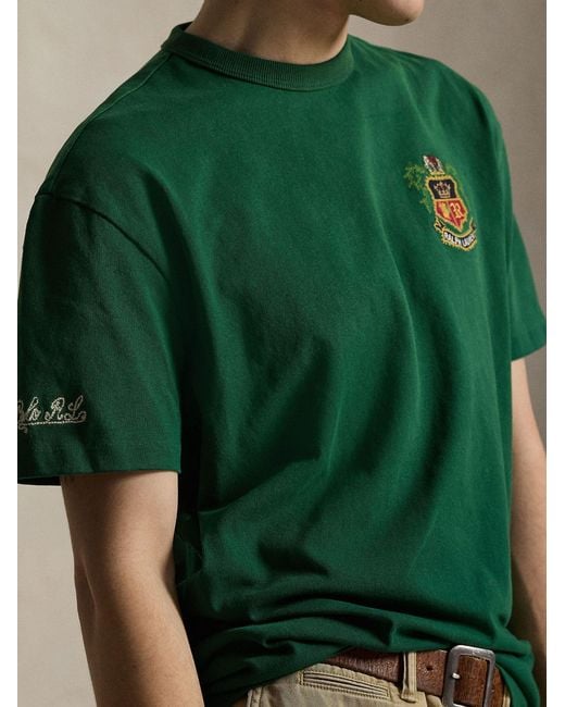 Polo Ralph Lauren Green Sweater With Embroidery for men
