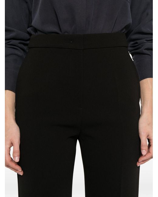 Max Mara Black Flared Leg Trousers
