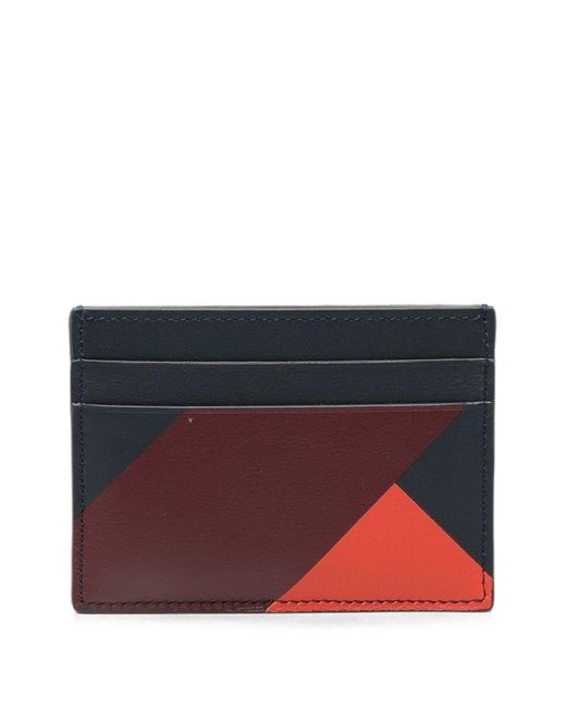 Loewe Red Anagram Leather Card Case