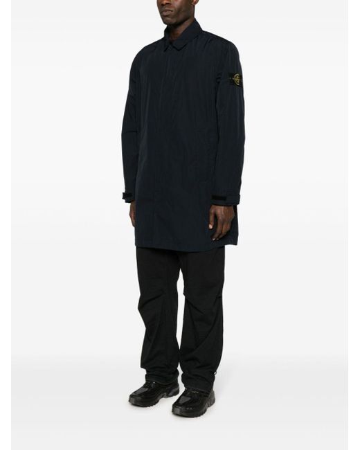 Stone Island Black Jacket With Logo for men