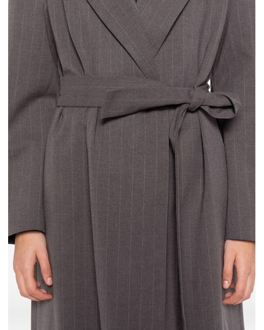 THE NINA STUDIO Black Coat With Belt