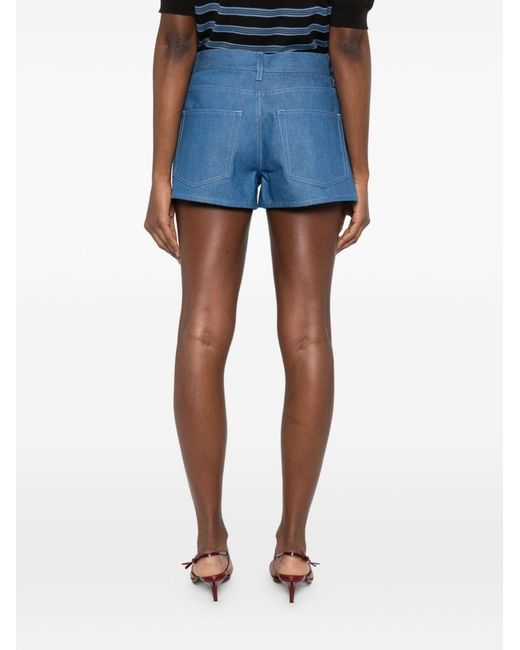 Gucci Blue Denim Cotton Shorts