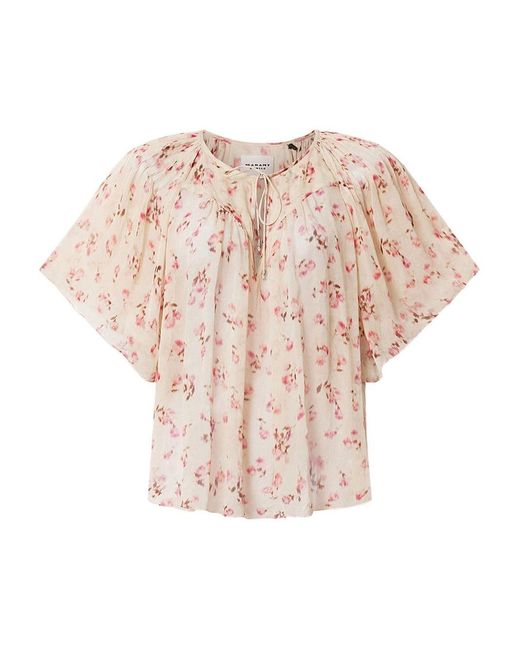 Isabel Marant Pink Neslya Top
