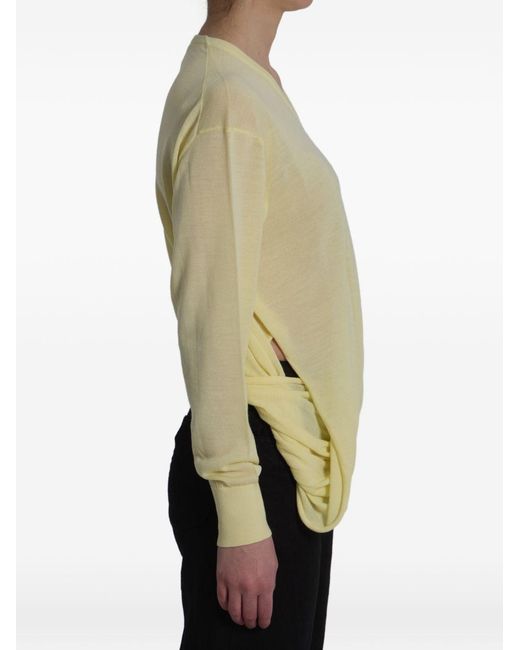 Loewe Natural Wool V-Necked Sweater