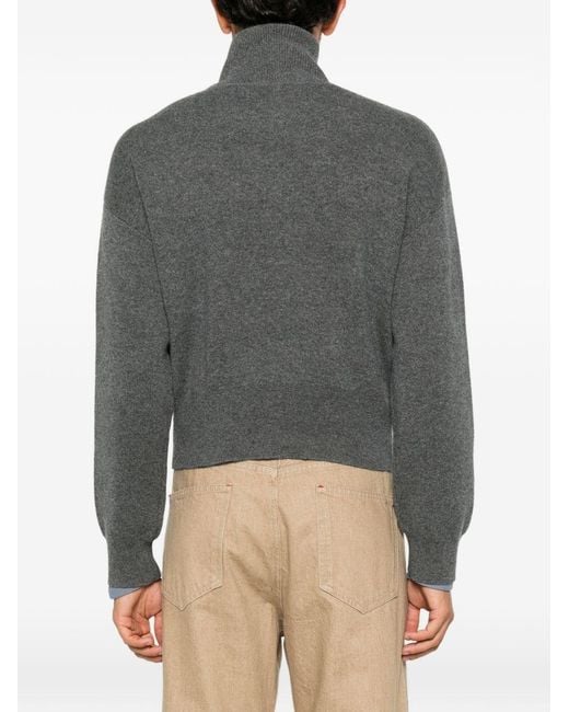 Extreme Cashmere Gray Cashmere Cardigan