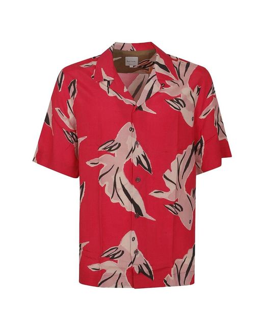 Paul Smith Red Oversized Shirt for men
