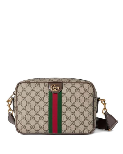 Gucci Gray Ophidia Gg Crossbody Bag for men