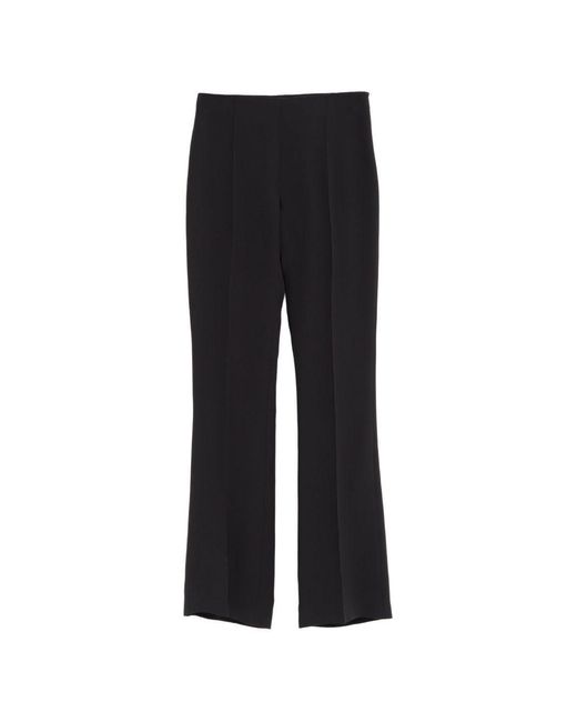 The Row Blue Fabien Silk Trousers