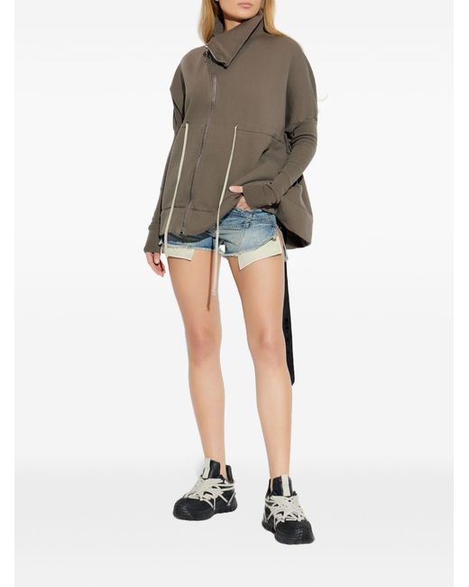 Rick Owens Brown Mountain Sail Sweatshirt