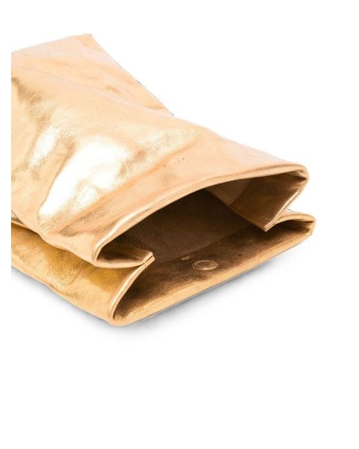 Cortana Natural Delhi Small Leather Clutch