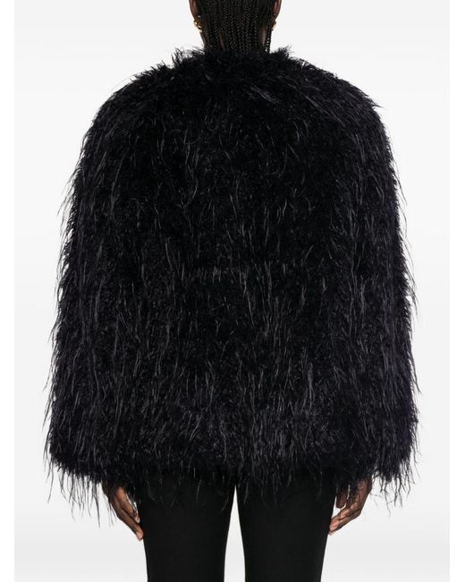 Forte_forte Black Ecofur Blouson Jacket