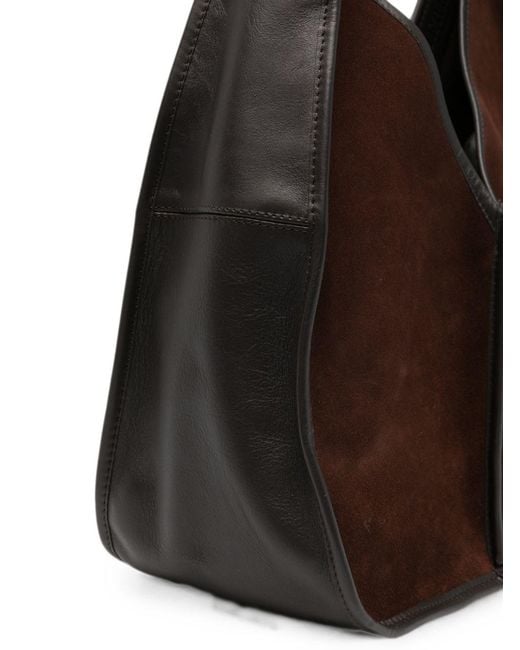 Hereu Brown Calella Leather Hobo Bag