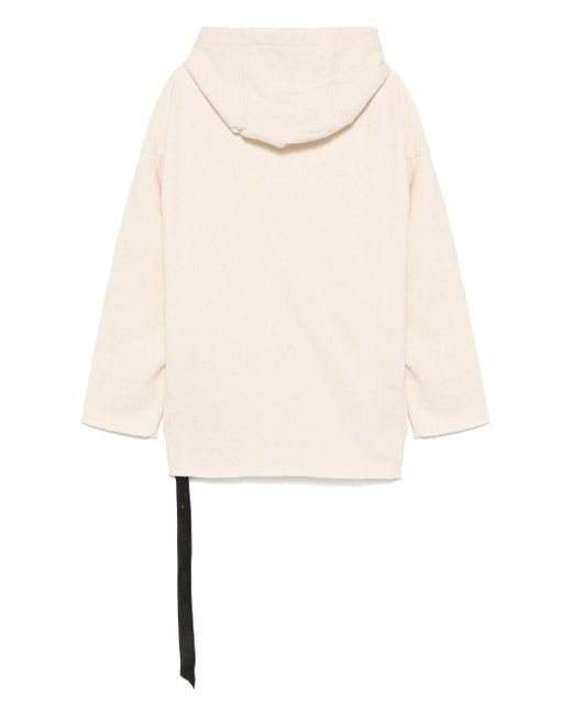 Felpa Oversize di Rick Owens in Natural