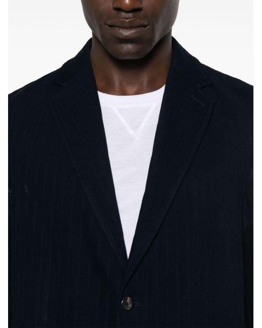 Circolo 1901 Blue Cotton Single-Breasted Jacket for men