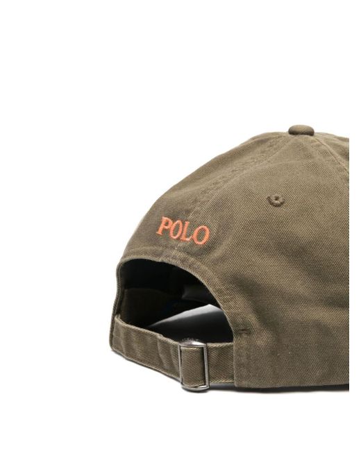 Polo Ralph Lauren Natural Khaki Baseball Cap With Contrasting Pony for men