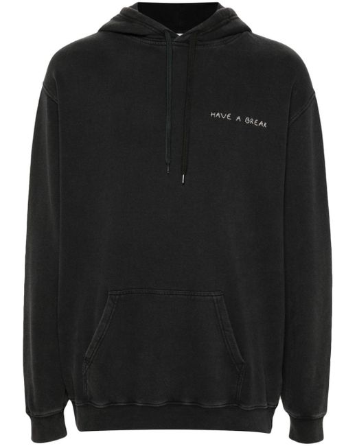 Maison Labiche Black Have A Break Sweatshirt for men