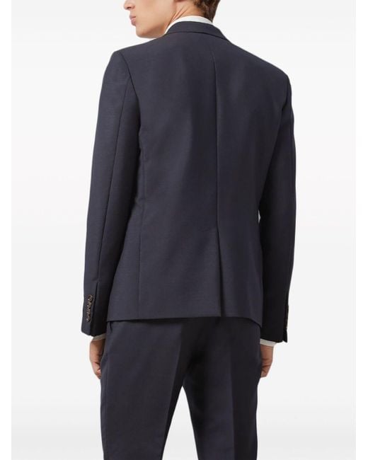 Gucci Blue Wool Single-Breasted Suit for men