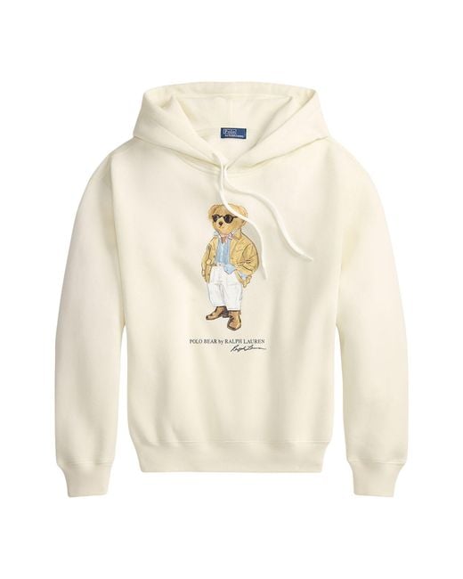 Polo Ralph Lauren White Polo Bear Sweatshirt