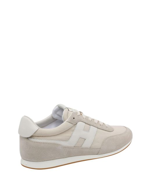 Hogan White Cool Sneakers for men