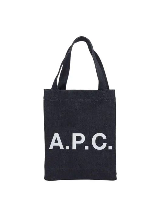 Borsa Shopping di A.P.C. in Blue