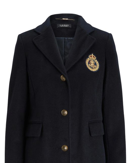 Ralph Lauren Blue Belted Coat