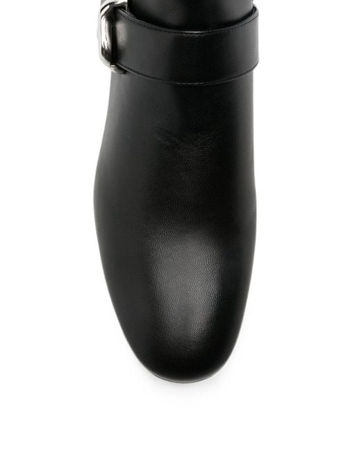Emporio Armani Black Leather Boots