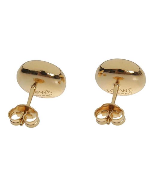 Loewe Metallic Anagram Earrings