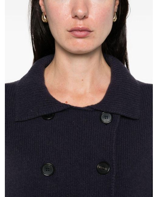 Jucca Blue Doublebrested Jacket Like Jumper