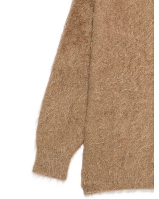 Alysi Natural Wool Crewneck Jumper