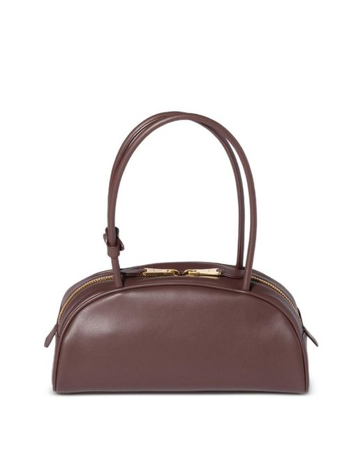 Miu Miu Brown Beau Medium Leather Handbag