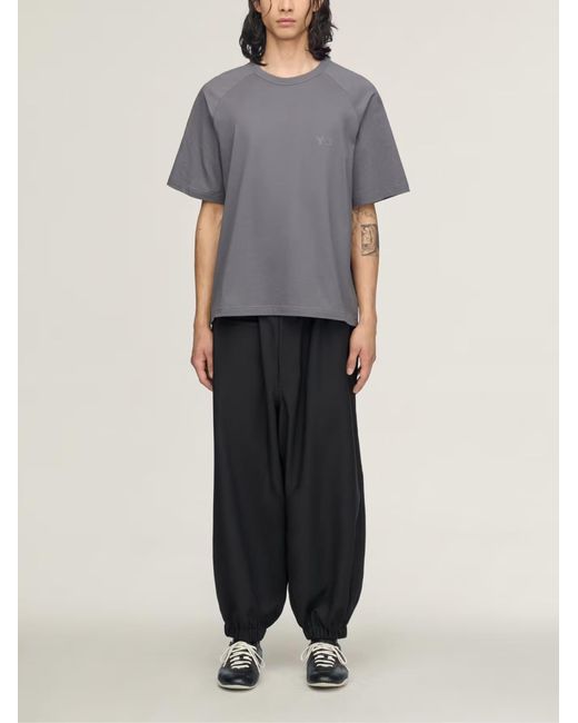 Y-3 Black Sport Uniform Cuffed Pants for men