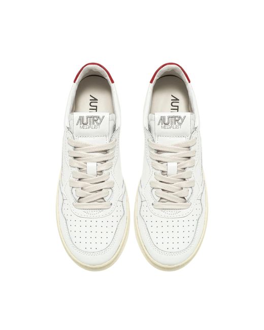 Autry White Sneaker Medalist for men