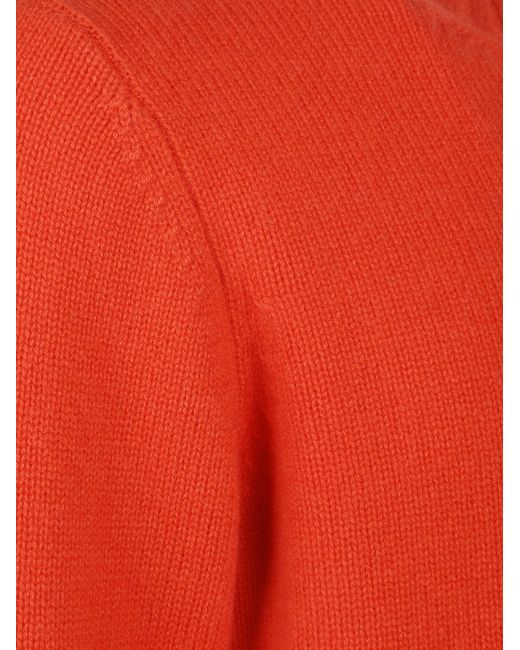 Soft Goat Red Round Neck Sweather for men