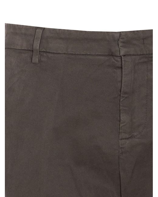Dondup Gray Gaubert Relax Pants for men