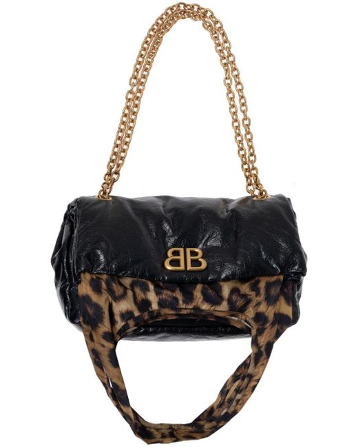 Borsa Monaco Piccola di Balenciaga in Black